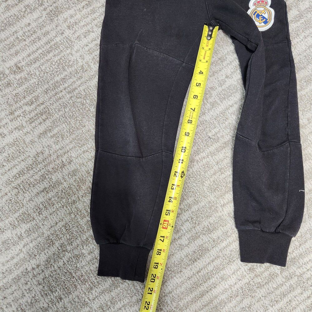 Real Madrid youth black sweatpant joggers black size M - Picture 5 of 12